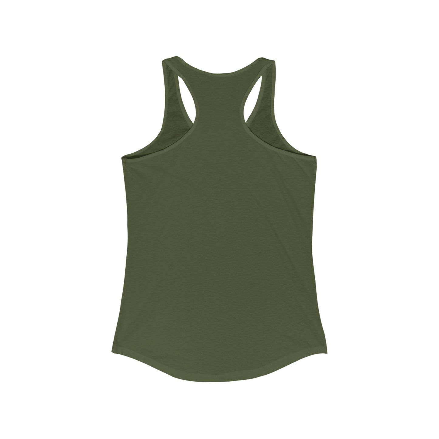 Women's Ideal Racerback Tank, Dark Classic Logo