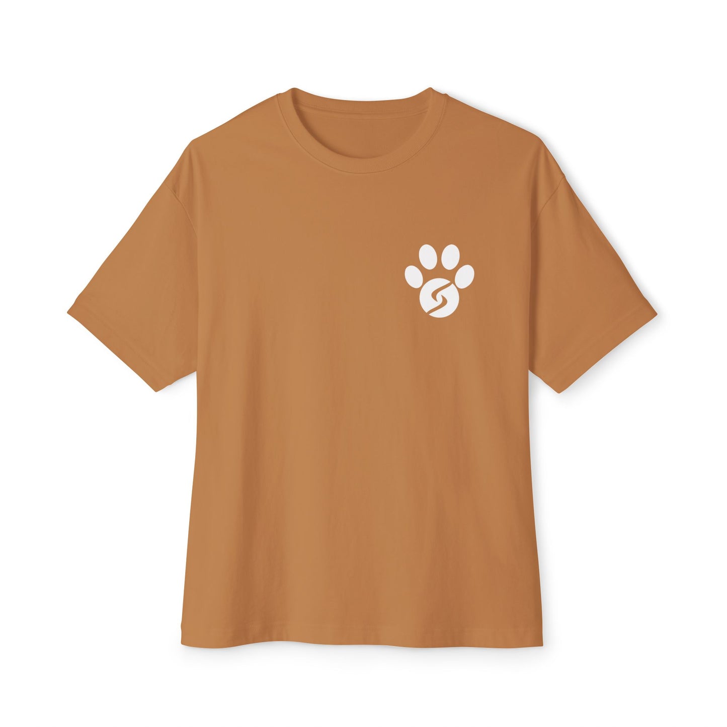Unisex Oversized Boxy Tee - Gym Dog Edition (Light Logo)