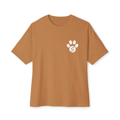 Unisex Oversized Boxy Tee - Gym Dog Edition (Light Logo)
