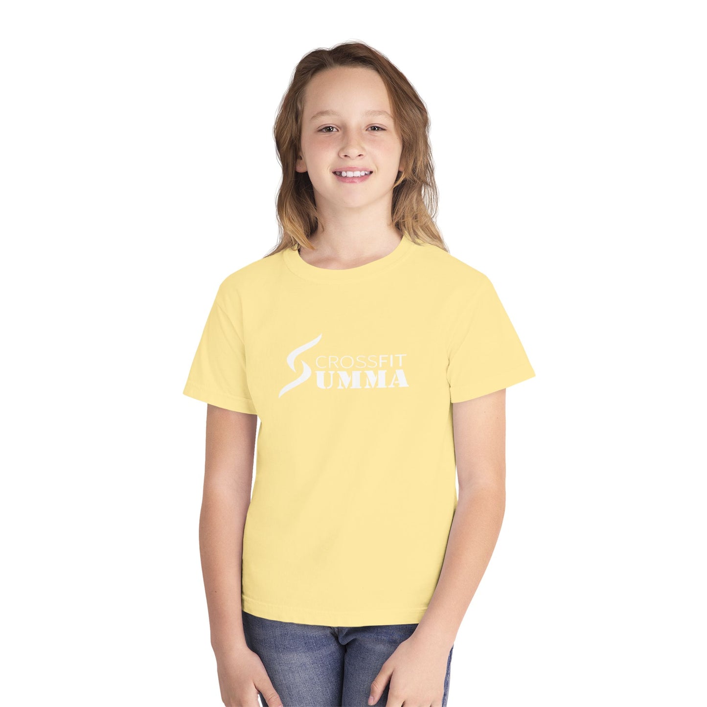 Youth CrossFit Summa Tee - white logo