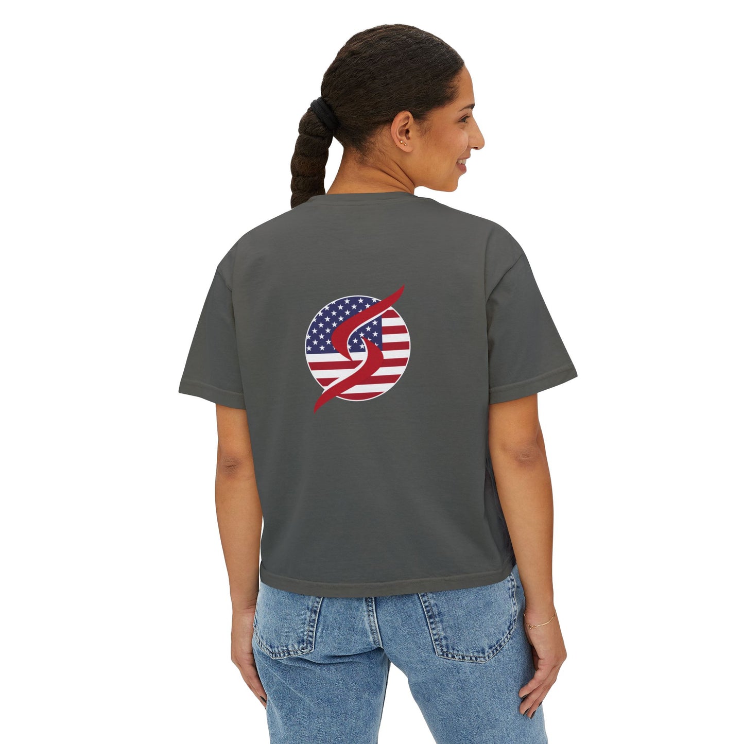 Women's Boxy Tee - Patriotic Edition
