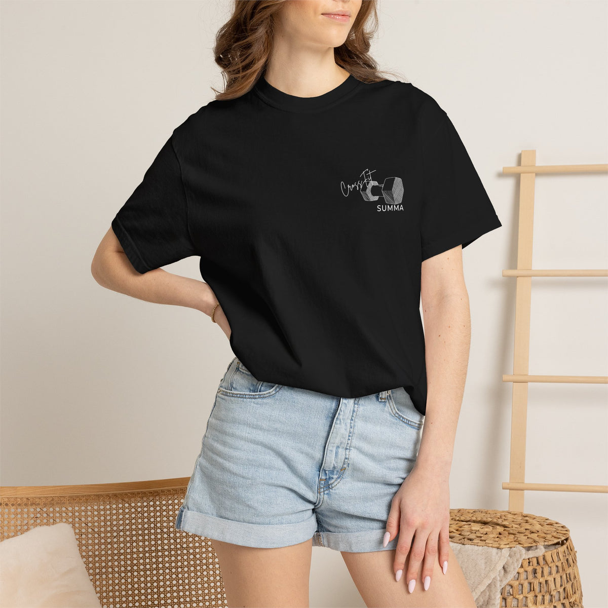 Comfort Colors Unisex T-shirt - White DB Logo (SCREENPRINT)