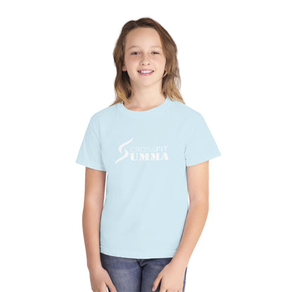 Youth CrossFit Summa Tee - white logo