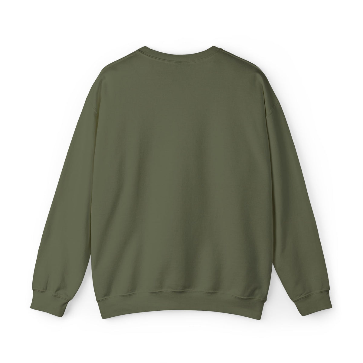 Gildan Crewneck Sweatshirt — Embroidery, White DB Chest Logo