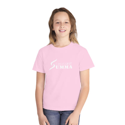 Youth CrossFit Summa Tee - white logo